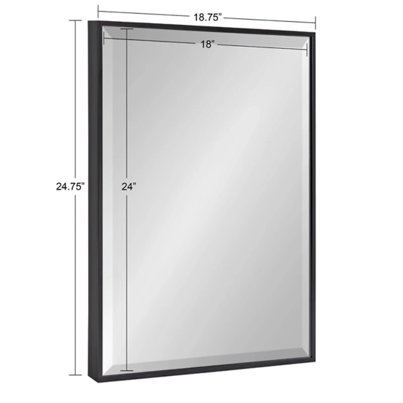 Black Ryder Wall Mirror