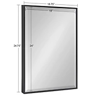 Black Ryder Wall Mirror