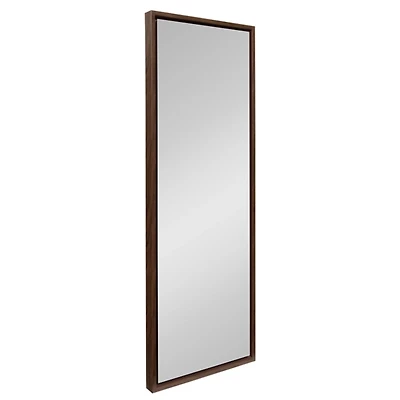 Walnut Evans Wood Panel Wall Mirror