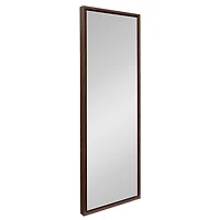 Walnut Evans Wood Panel Wall Mirror