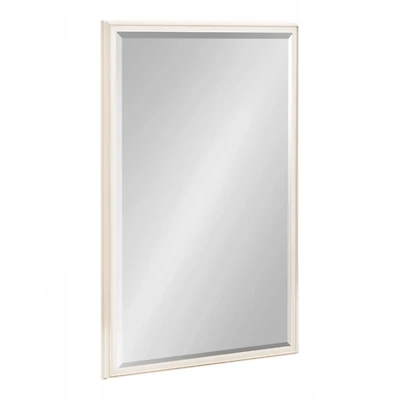 White Oakhurst Rectangle Wall Mirror, 36 in.