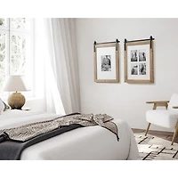 Farmhouse Wood and Metal Collage Frame