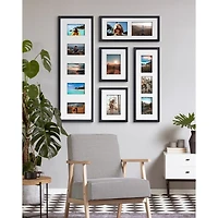 Black Matted 5-pc. Gallery Wall Picture Frame Set