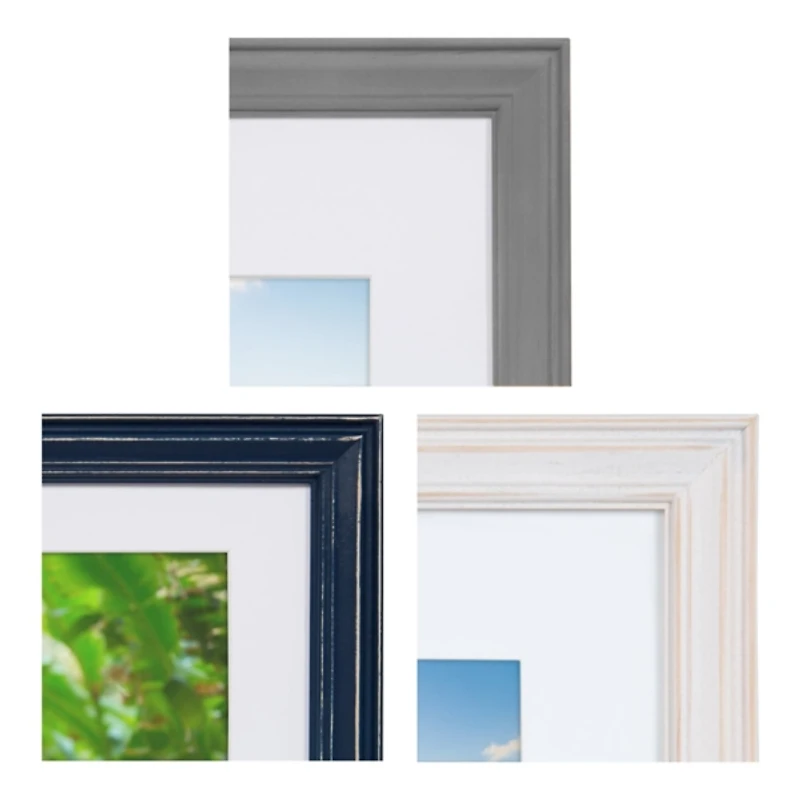 Gray & Navy 10-pc. Gallery Wall Frame & Shelf Set