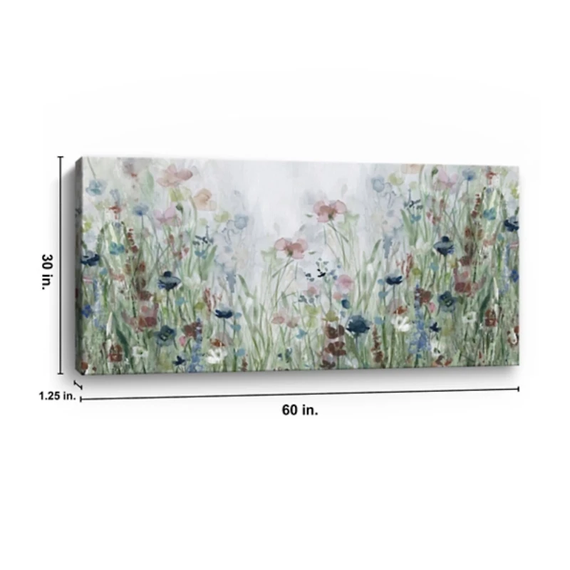 Wildflower Fields Canvas Art Print