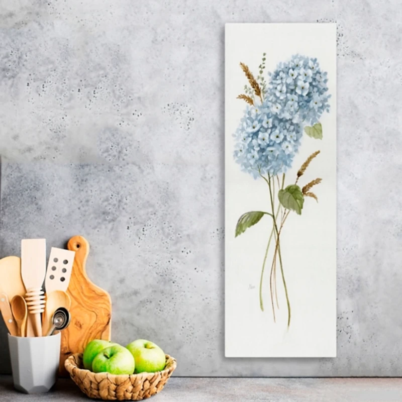 Petite Blue Hydrangea I Canvas Art Print