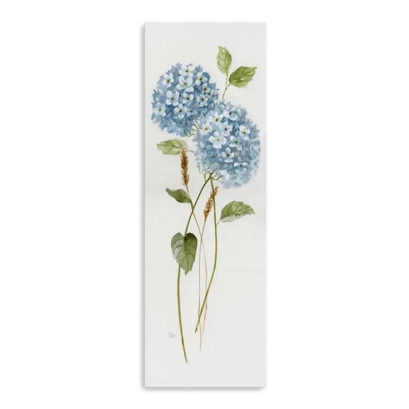Petite Blue Hydrangea II Canvas Art Print