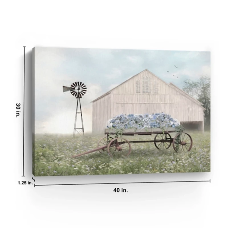 Unfolding Beauty Canvas Art Print