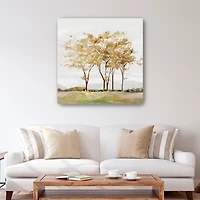 Golden Acre Wood Canvas Art Print
