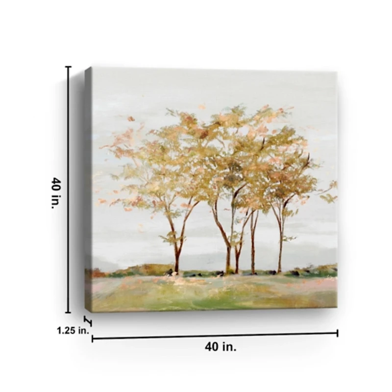 Golden Acre Wood Canvas Art Print