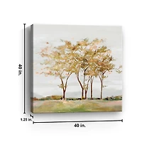 Golden Acre Wood Canvas Art Print