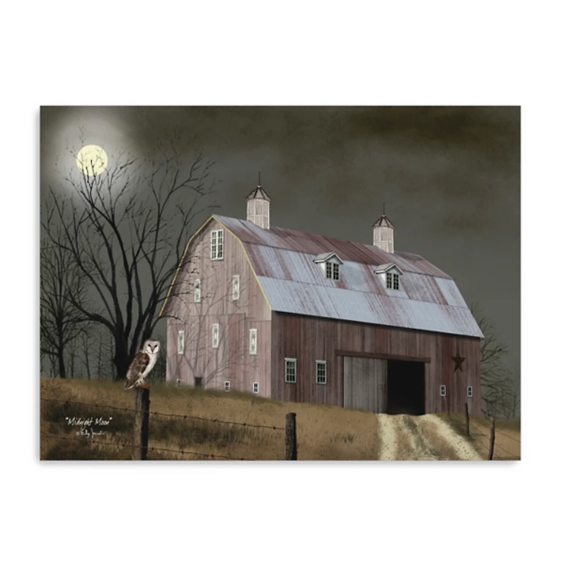 Billy Jacobs Midnight Moon Canvas Art Print