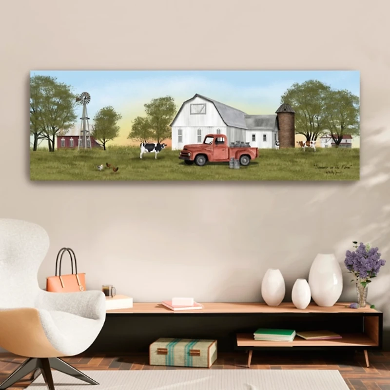 Billy Jacobs Summer on the Farm Canvas Art Print