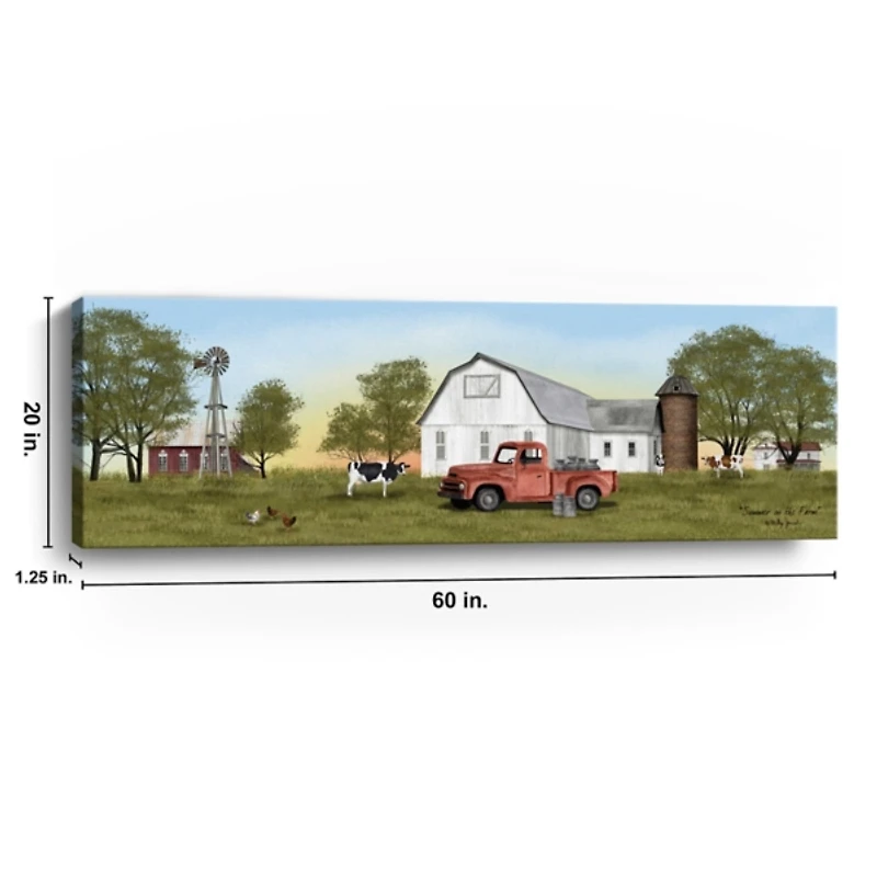 Billy Jacobs Summer on the Farm Canvas Art Print