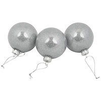 Champagne Mercury Glass Christmas Ornament Set