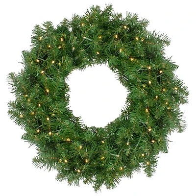 Pre-Lit Whitmire Pine Christmas Wreath