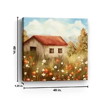 Harvest Homestead Canvas Art Print