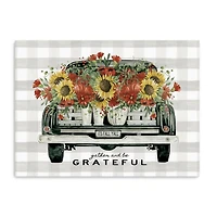 Gather and Be Grateful Truck Canvas Art Print