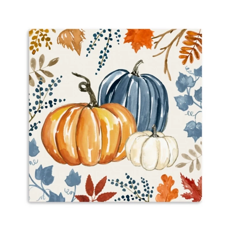 Autumn Pumpkins Canvas Art Print
