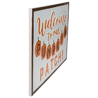 Our Pumpkin Patch Metal Wall Plaque