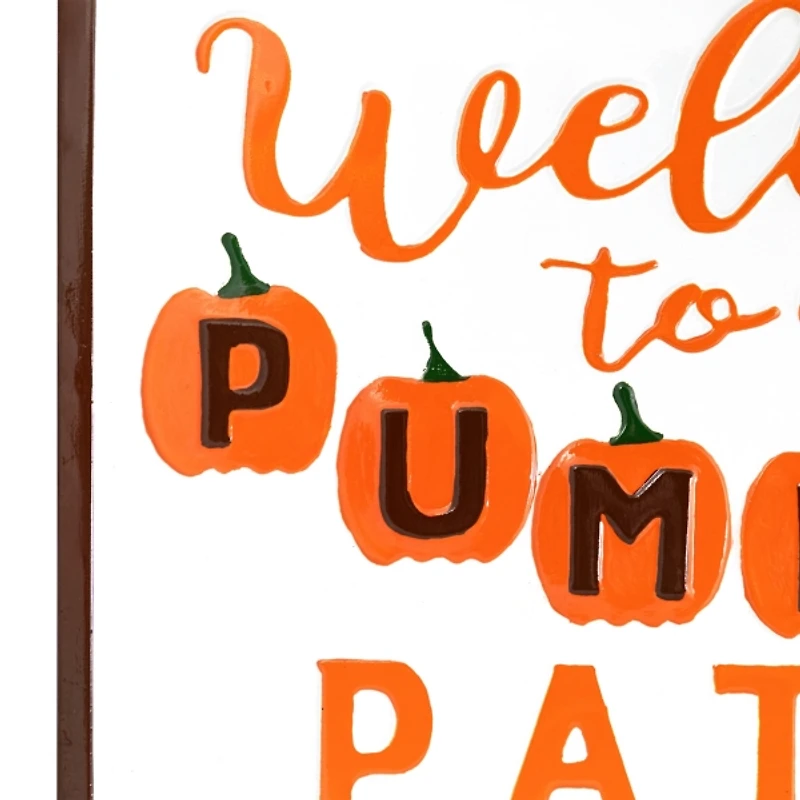 Our Pumpkin Patch Metal Wall Plaque