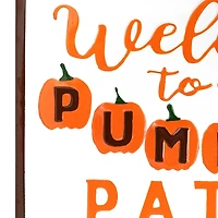 Our Pumpkin Patch Metal Wall Plaque