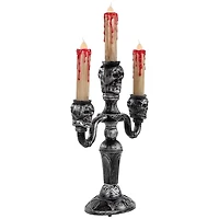 LED Bloody Skull Halloween Candelabra