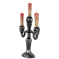 LED Bloody Skull Halloween Candelabra