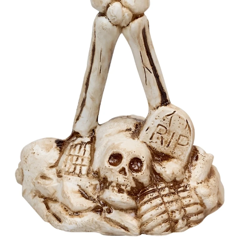 LED Dripping Skeleton Halloween Candelabra