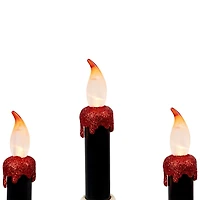 LED Dripping Skeleton Halloween Candelabra