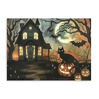 Haunted Invite Canvas Art Print