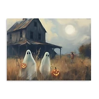 Two Ghost Friends Canvas Art Print