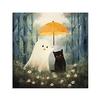 Purranormal Protection Halloween Canvas Art Print