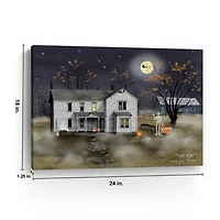 Fright Night Halloween Canvas Art Print