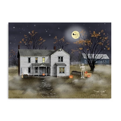 Fright Night Halloween Canvas Art Print