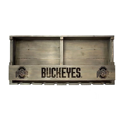 Ohio State Reclaimed Wood Bar Shelf