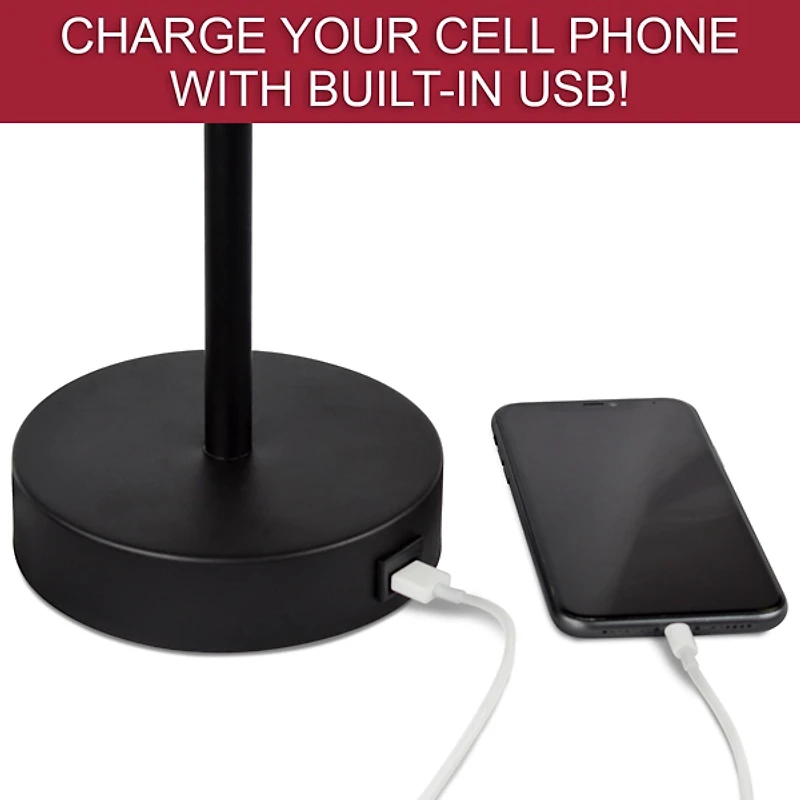 University of Alabama Charging Table Lamp