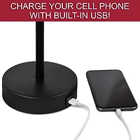 University of Alabama Charging Table Lamp