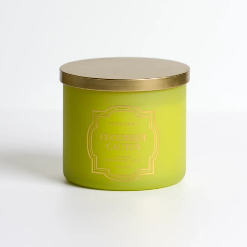 Cucumber Cactus 14 oz. 3-Wick Jar Candle