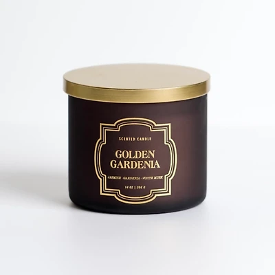 Golden Gardenia 14 oz. 3-Wick Jar Candle