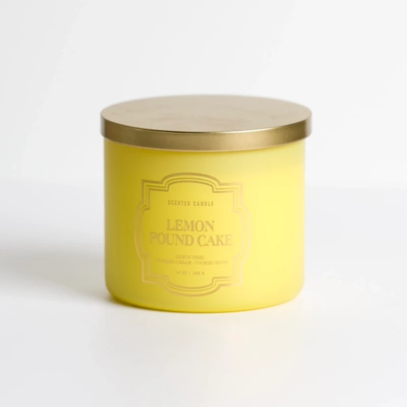 Lemon Pound Cake 14 oz. 3-Wick Jar Candle
