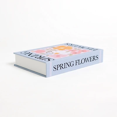 Spring Flowers Linen Book Box