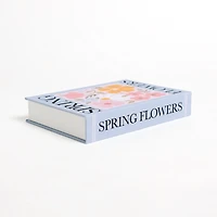 Spring Flowers Linen Book Box
