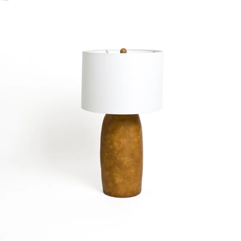 Cognac Ceramic Mira Table Lamp