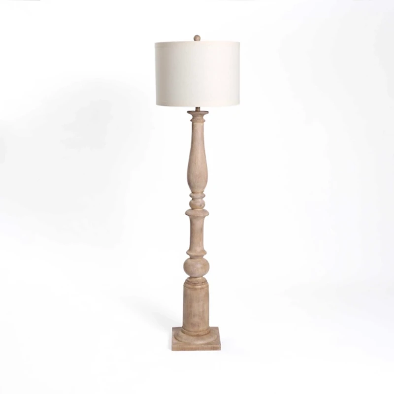 Natural Spindle Charlotte Floor Lamp