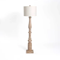 Natural Spindle Charlotte Floor Lamp