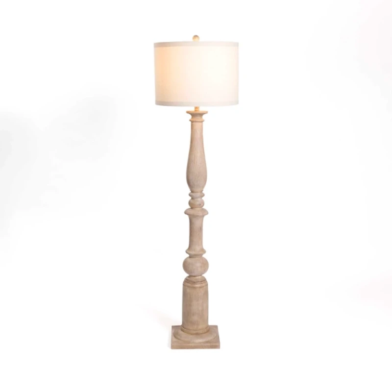 Natural Spindle Charlotte Floor Lamp