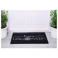 Happy Halloween Spider Web Doormat