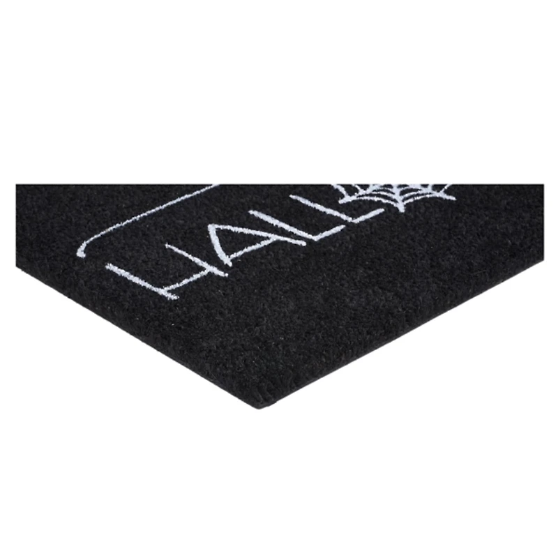 Happy Halloween Spider Web Doormat
