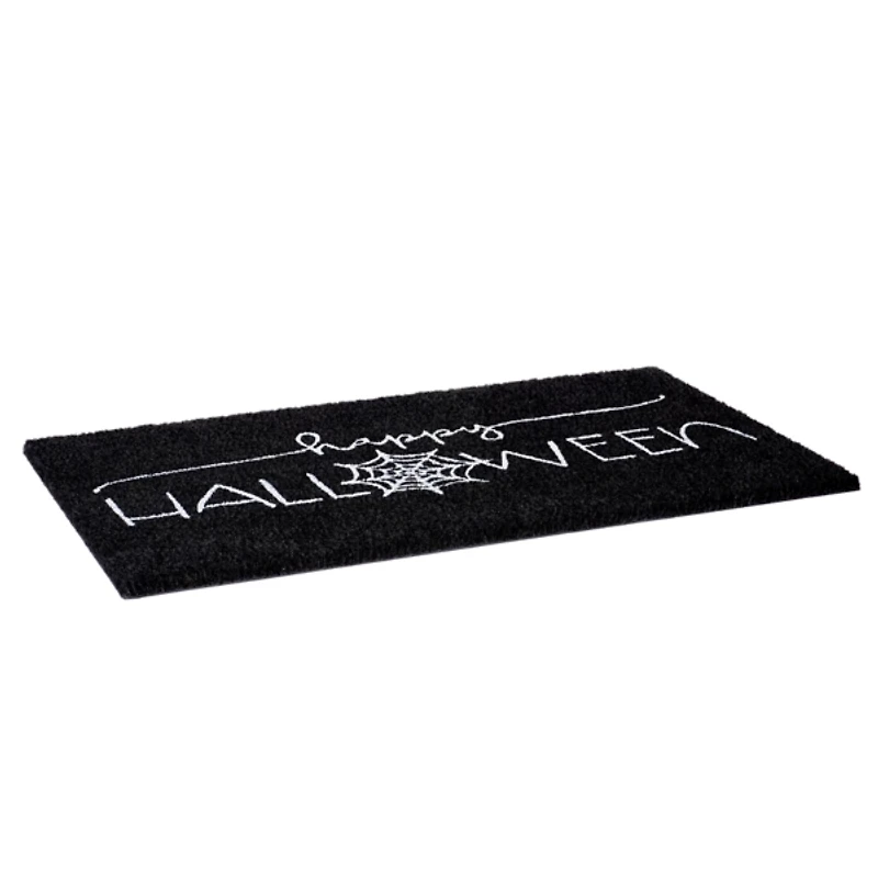 Happy Halloween Spider Web Doormat